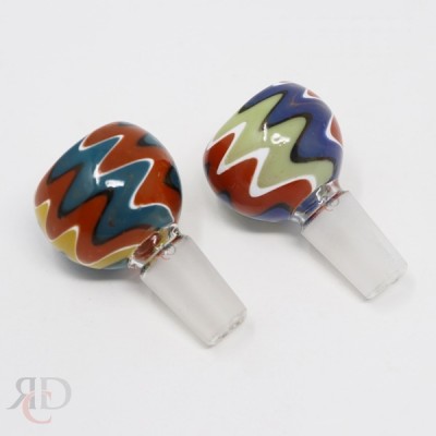 GLASS BOWL MULTI COLOR BMD94-14MM 1CT